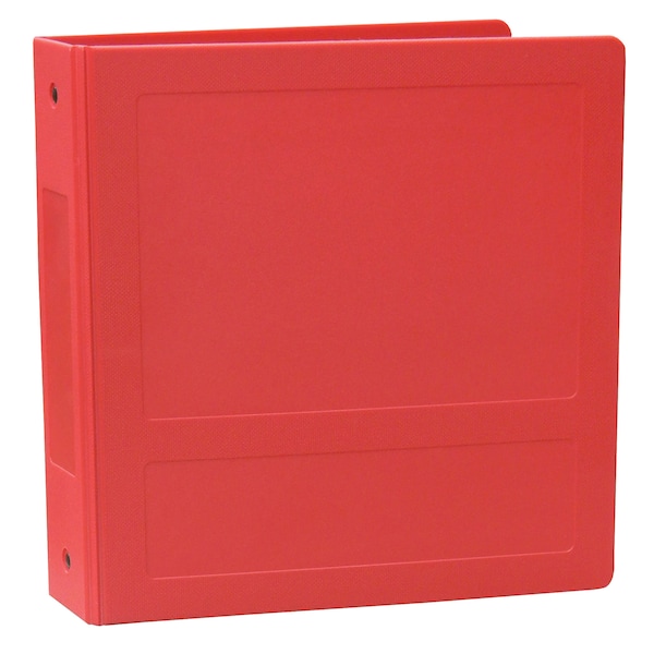 2 Inch Side Open 3 Ring Binder In Ruby, PK5